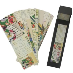 Étui de 16 marque pages "Dit du Genji" format 5 x 17 cm