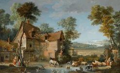Une ferme (panneaux aluminium)