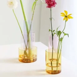 Vase amphi jaune - &Klevering