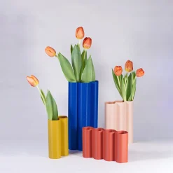 Outlet Vase Álvaro 1 - Ocre mat - Warren & Laetitia Design