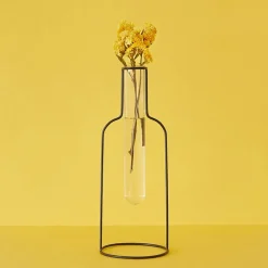 Vase Silhouette Bouteille Noir - Balvi