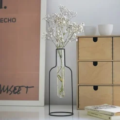 Vase Silhouette Bouteille Noir - Balvi