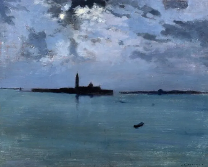 Hot Venise : la nuit sur la lagune (affiches d'art encadrées) Affiches D'Art Encadrées