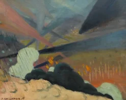 Verdun, esquisse, 1917 (toiles encadrées)