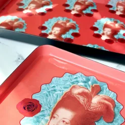 Discount Vide-poche Marie-Antoinette Pop Corail - 15 x 15 cm Design|Art De La Maison