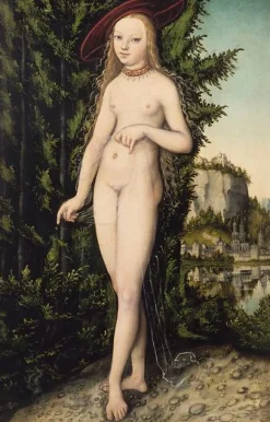 Vénus debout dans un paysage (panneaux acryliques)