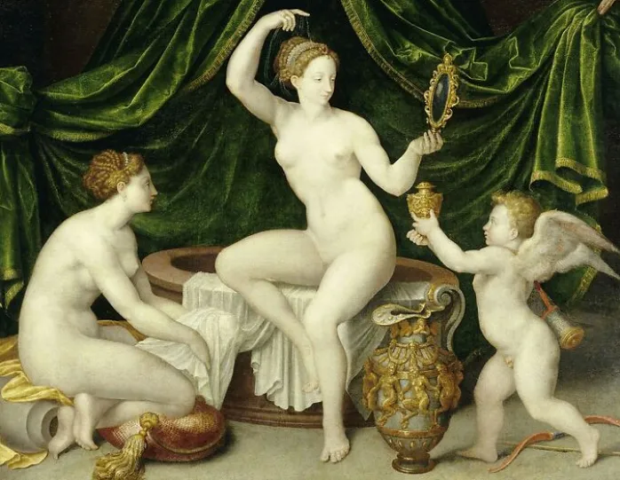 Vénus à sa toilette (toiles sur châssis)