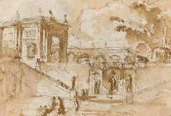 Vue de la villa Albani (affiches d'art)