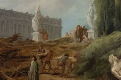 Vue du Bosquet des "Bains d'Apollon" (toiles encadrées) Toiles Encadrées|Affiches D'Art
