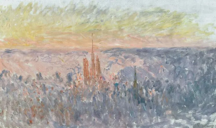 Vue générale de Rouen (toiles sur châssis)